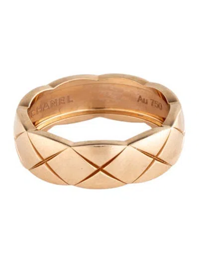 Pre-owned Chanel 18k Small Coco Crush Ring In Multicolor
