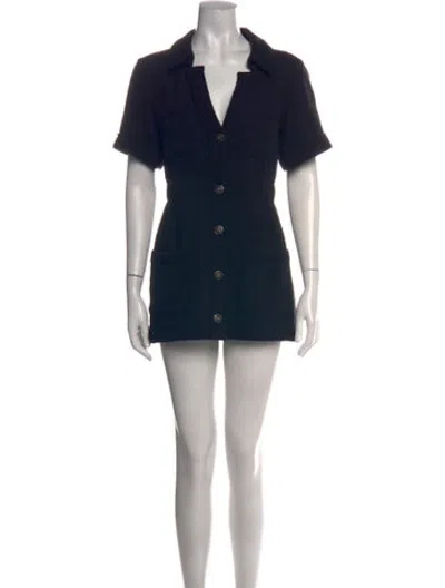 Pre-owned Chanel 2013 Mini Dress In Black