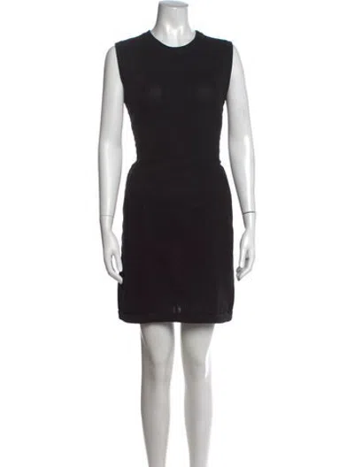 Pre-owned Chanel 2014 Mini Dress W/ Tags In Black