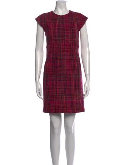 Pre-owned Chanel 2018 Mini Dress In Purple