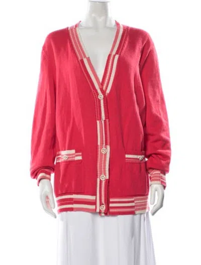 Pre-owned Chanel 2019 Cashmere Sweater In Pink
