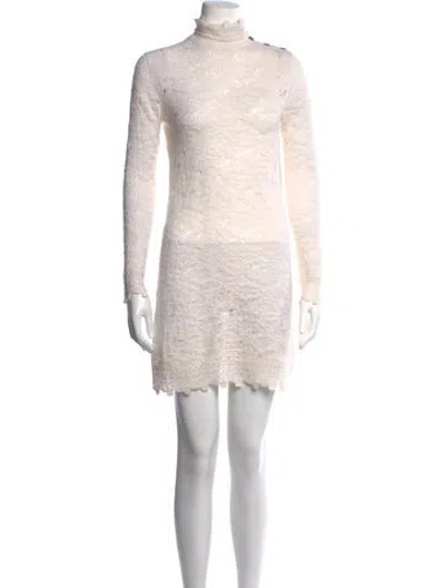 Pre-owned Chanel 2021 Mini Dress In Neutrals