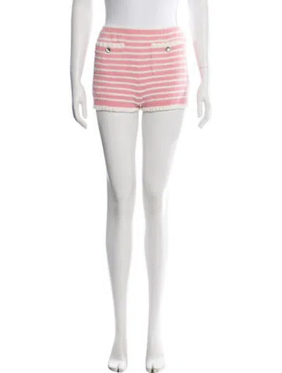 Pre-owned Chanel 2021 Mini Shorts In Pink/white