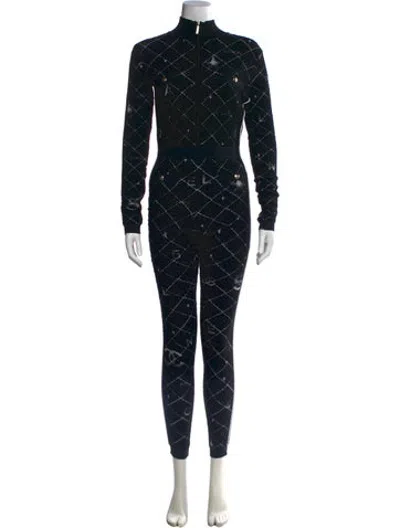 Pre-owned Chanel 2023 Wool Jumpsuit In Black
