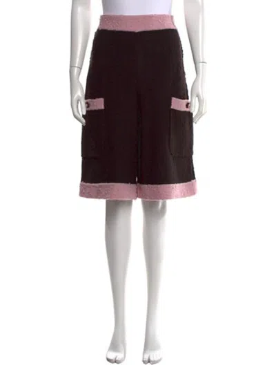 Pre-owned Chanel 2025 Knee-length Shorts In Brown