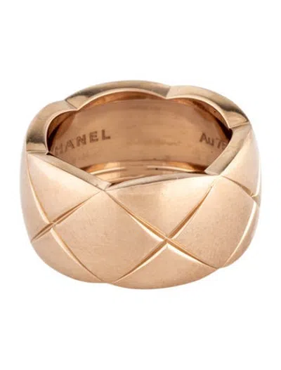 Pre-owned Chanel Coco Crush Ring, Large Version In Multicolor
