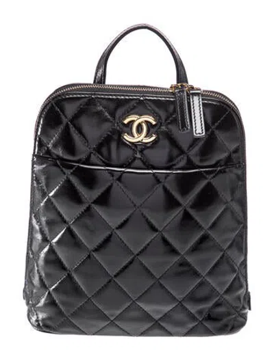 Pre-owned Chanel My Pocket Backpack In Black