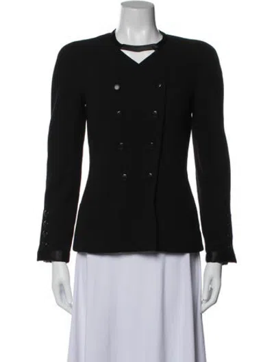 Pre-owned Chanel Vintage 1996 Blazer In Black