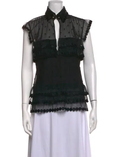 Pre-owned Chanel Vintage 2004 Blouse In Black