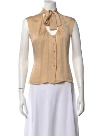 Pre-owned Chanel Vintage 2004 Blouse In Neutrals