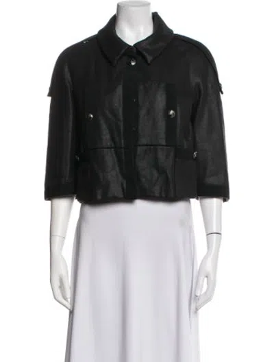 Pre-owned Chanel Vintage 2008 Blazer In Black