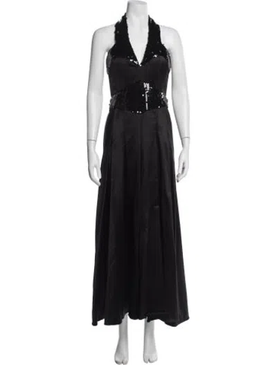 Pre-owned Chanel Vintage 2008 Jumpsuit In Black