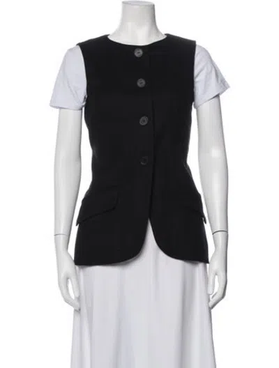 Pre-owned Chanel Vintage 2011 Vest In Black