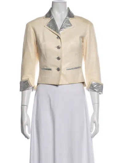 Pre-owned Chanel Vintage 2012 Blazer In Neutrals