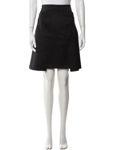 Pre-owned Chanel Vintage Mini Skirt In Black