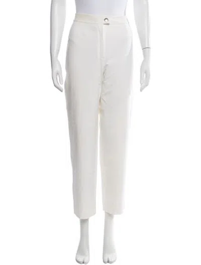 Pre-owned Chanel Vintage Straight Leg Pants In Neutrals