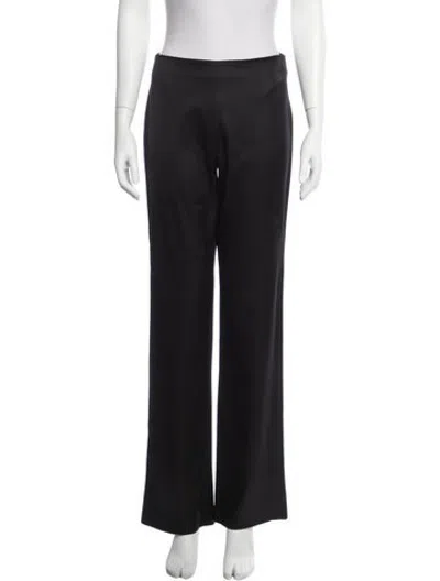 Pre-owned Chanel Vintage Straight Leg Pants In White