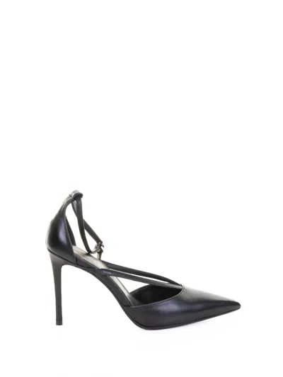 Chantal Black Nappa Leather Pump