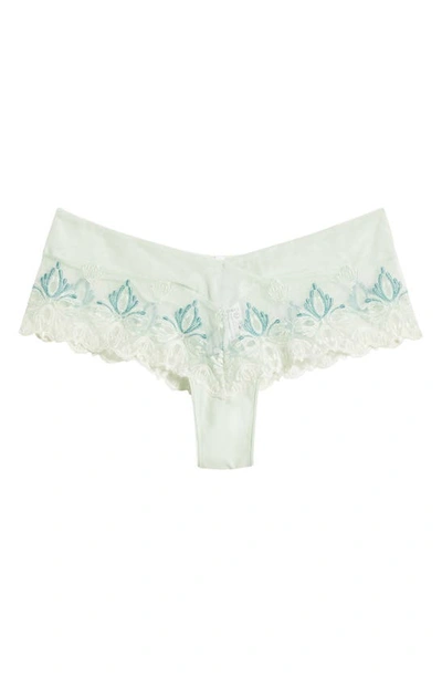 Chantelle Lingerie Champs-élysées Hipster Panties In Green Lily Multico