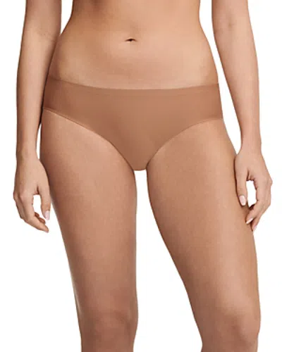 Chantelle Soft Stretch One-size Bikini In Coffee Latte