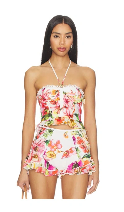 Charo Ruiz Sunlit Top In White Bliss