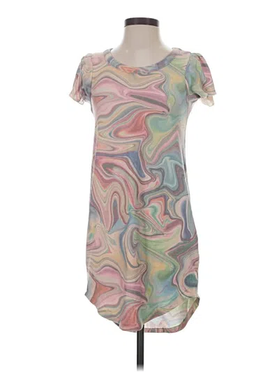 Pre-owned Chaser Casual Dress In Tan