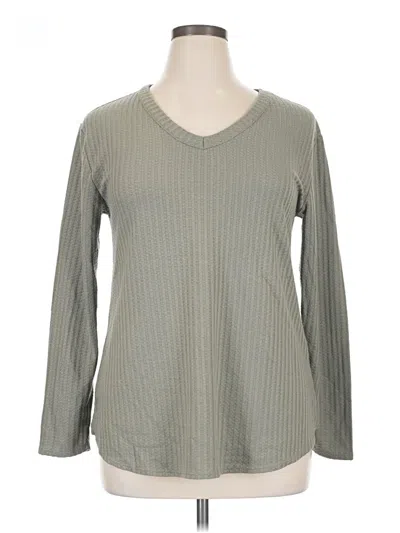 Pre-owned Chaser Pullover Sweater In Gray
