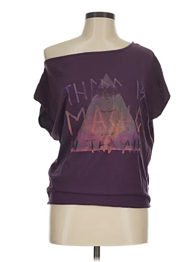 Pre-owned Chaser Short Sleeve T-shirt In Purple