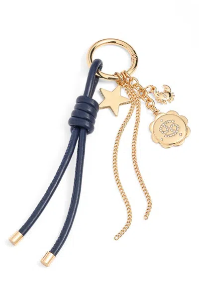 Chelsea28 Zodiac Cluster Bag Charm In Cancer- Blue Multi- Gold