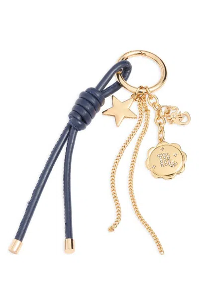 Chelsea28 Zodiac Cluster Bag Charm In Scorpio- Blue Multi- Gold