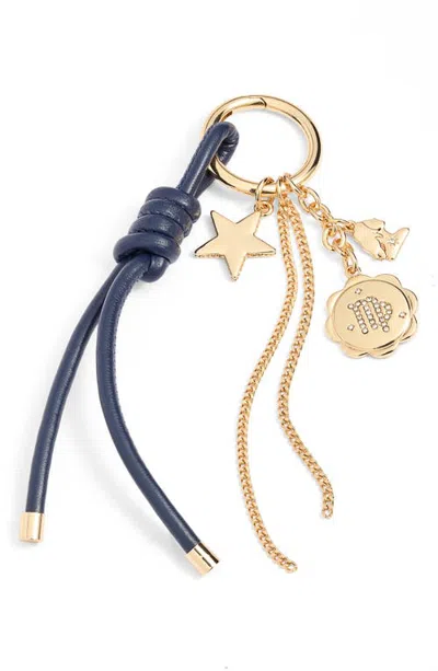Chelsea28 Zodiac Cluster Bag Charm In Virgo- Blue Multi- Gold