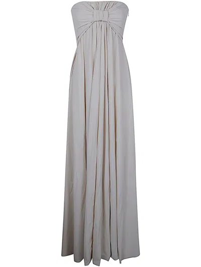 Chiara Boni Dolse Long Dress Jersey In White