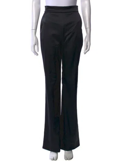 Pre-owned Chiara Boni Flared Pants In Black