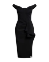 Chiara Boni La Petite Robe Woman Midi Dress Black Size 4 Polyamide, Elastane