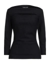 Chiara Boni La Petite Robe Woman Top Black Size 4 Polyamide, Elastane