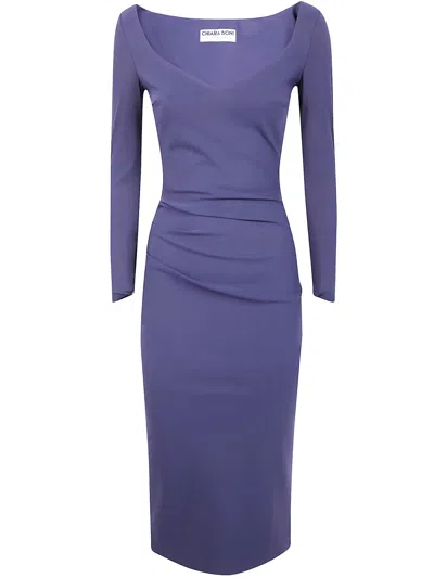 Chiara Boni "luheart" Dress In Blue