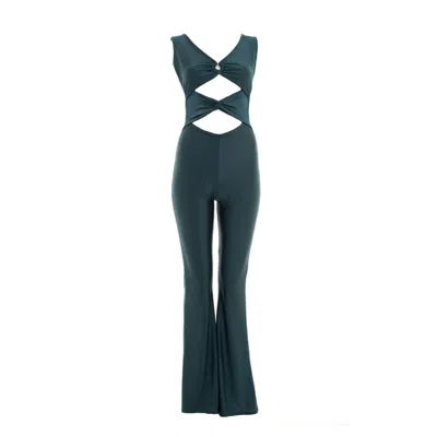 Chiarella Women's Talia Jumpsuit - Jade Green