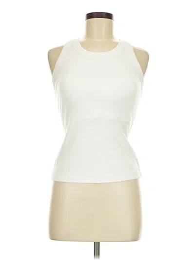 Pre-owned Chicme Sleeveless T-shirt In Ivory