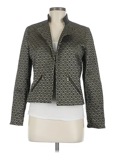 Pre-owned Chico's Blazer Jacket In Gold
