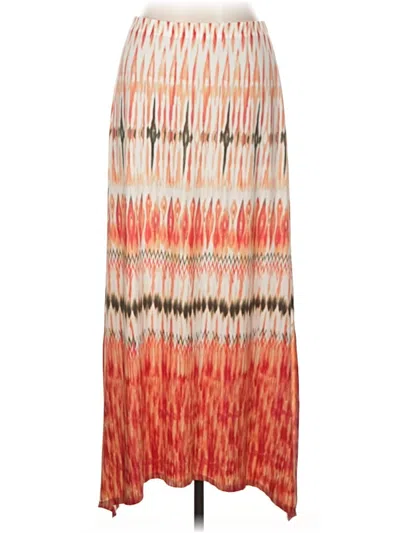 Pre-owned Chico's Casual Skirt In Orange