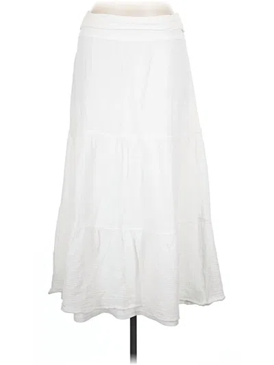 Pre-owned Chico's Casual Skirt In White
