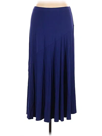 Pre-owned Chico's Formal Skirt In Blue