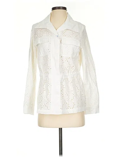 Pre-owned Chico's Jacket In Ivory