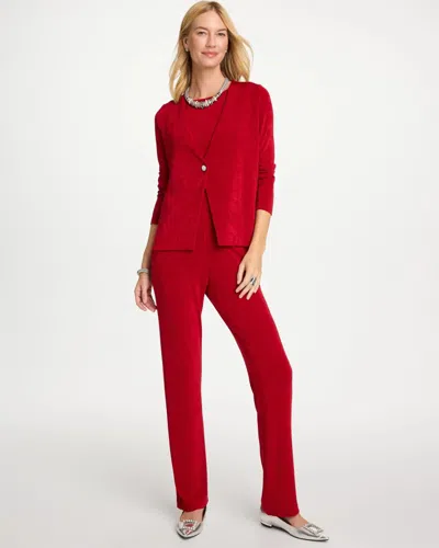 Chico's Petite Travelers™ Pants In Enamel Red