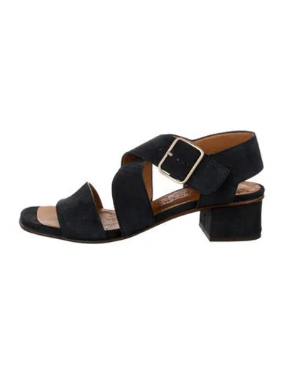 Pre-owned Chie Mihara Suede Sandals In Blue