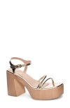 Chinese Laundry Avianna Ankle Strap Platform Sandal In Gold