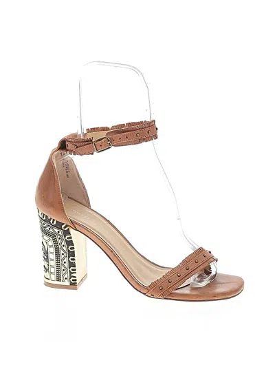 Pre-owned Chinese Laundry Sandals In Brown