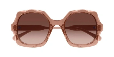 Chloé Eyewear Oversized Square In Brown
