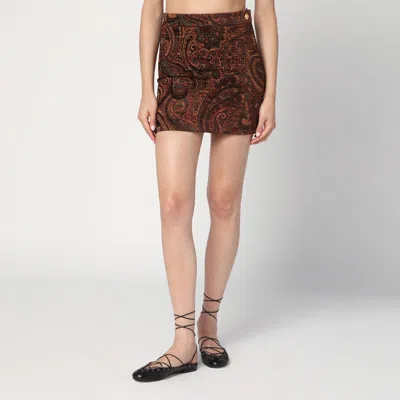 Chloé Mini Skirt With Jacquard Pattern