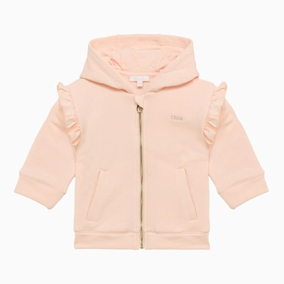 Chloé | Pale Pink Cotton Hoodie